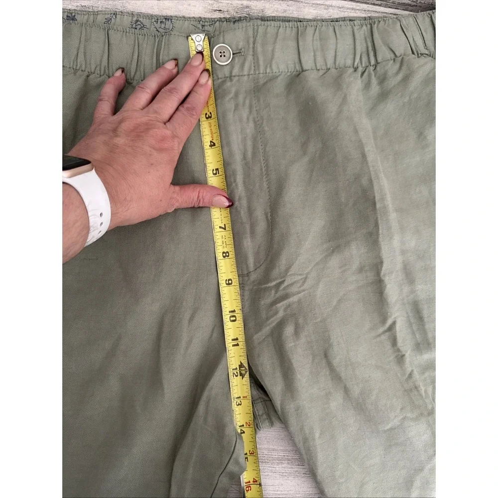Tommy Bahama Relax Linen Blend Sage Green Pants - XL